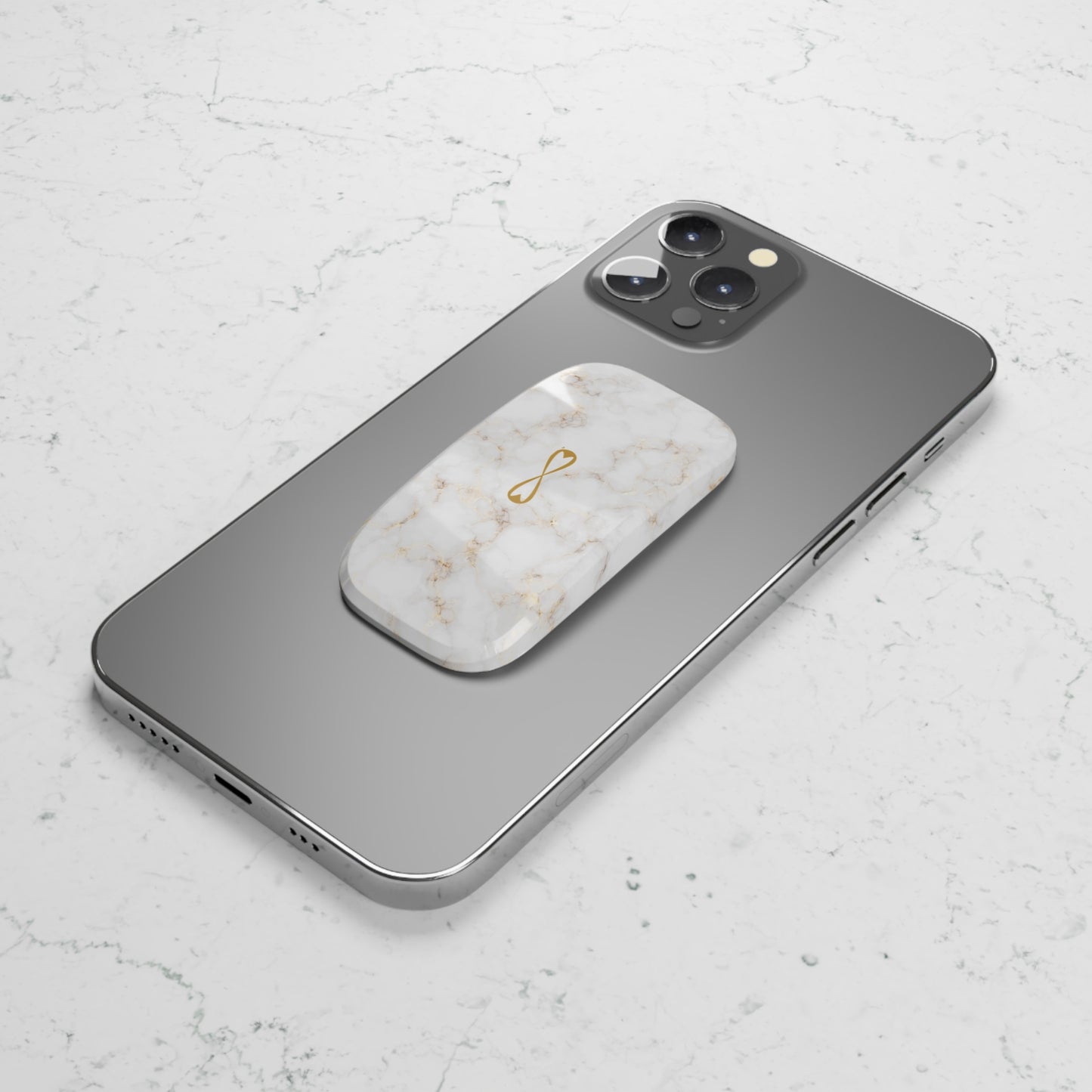 Elegant Marble Phone Grip, Phone Stand, Stylish Phone Accessory, Gift for Her, Tech Gift, Marble Grip for iPhone, Cell Phone Holder