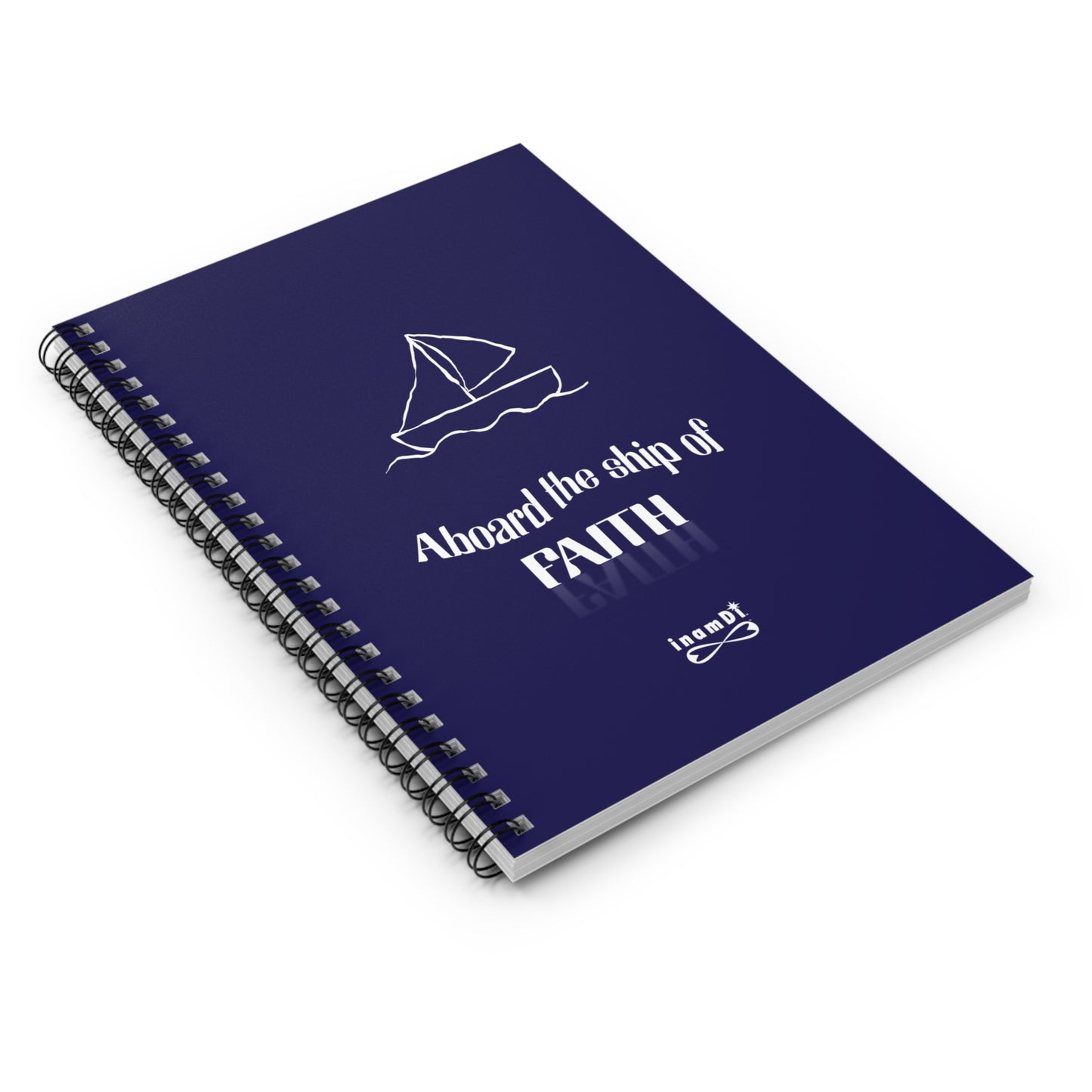 Nautical Faith Spiral Notebook | Inspiring Journal for Dreamers, Perfect Gift for Graduations, Birthdays, and Encouragement