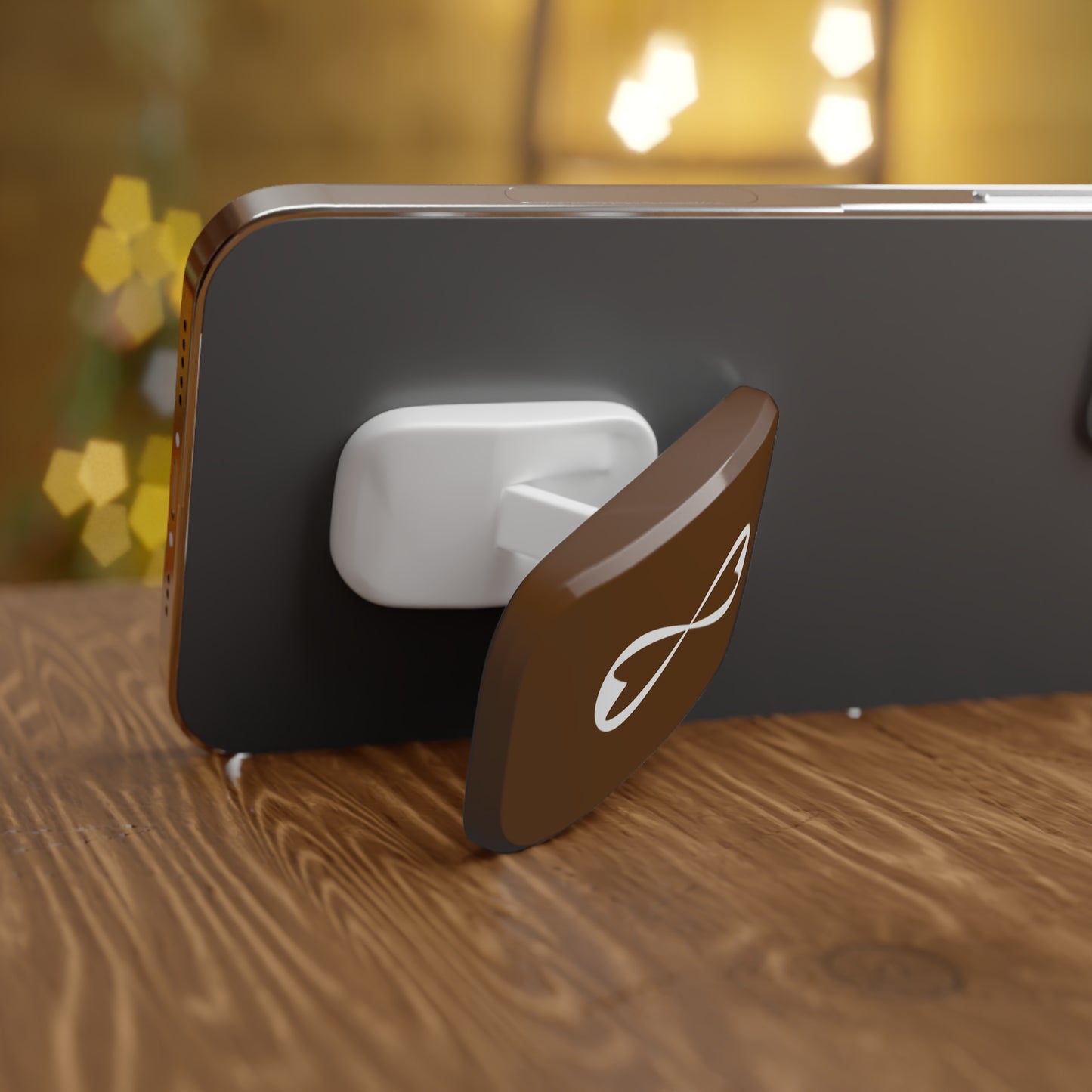 Infinity Love Phone Grip, Phone Stand with Heart Design, Cute Mobile Accessory, Gift for Her, Modern Phone Grip