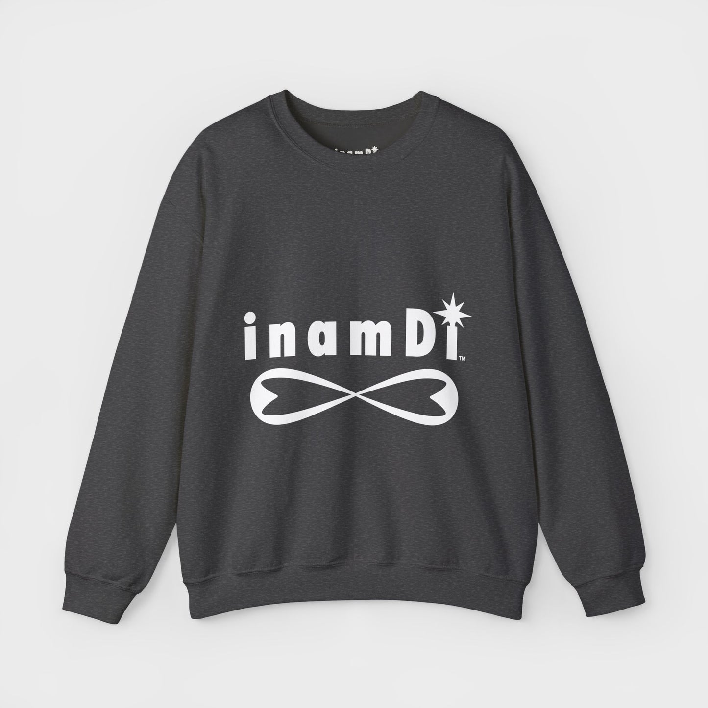"inamDi" Men's Comfortable Crewneck Sweatshirt with Classic Logo