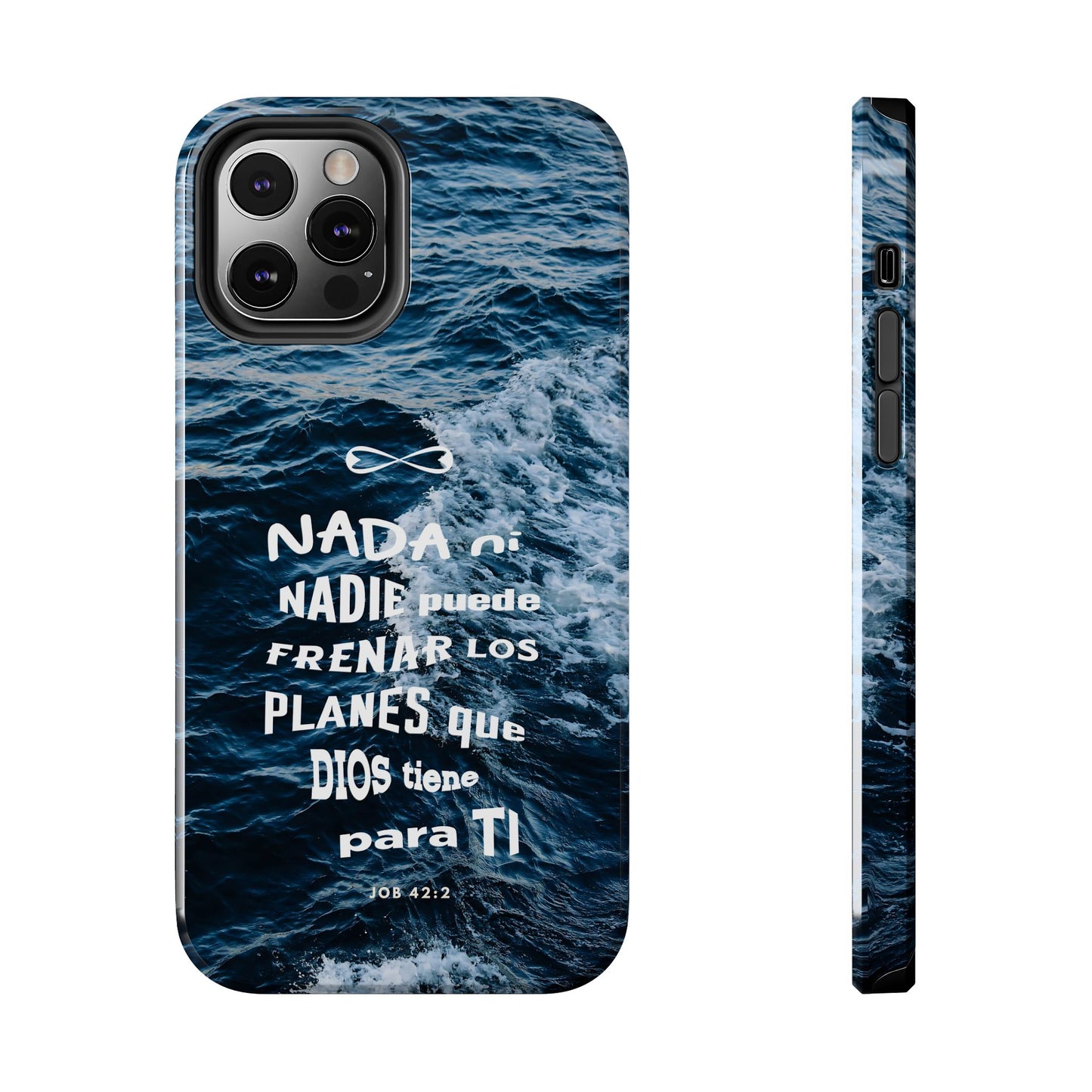 Inspirational Tough Phone Cases with Nautical Design, Motivational Gift, Phone Accessories, Waterproof Protection, Christian Faith