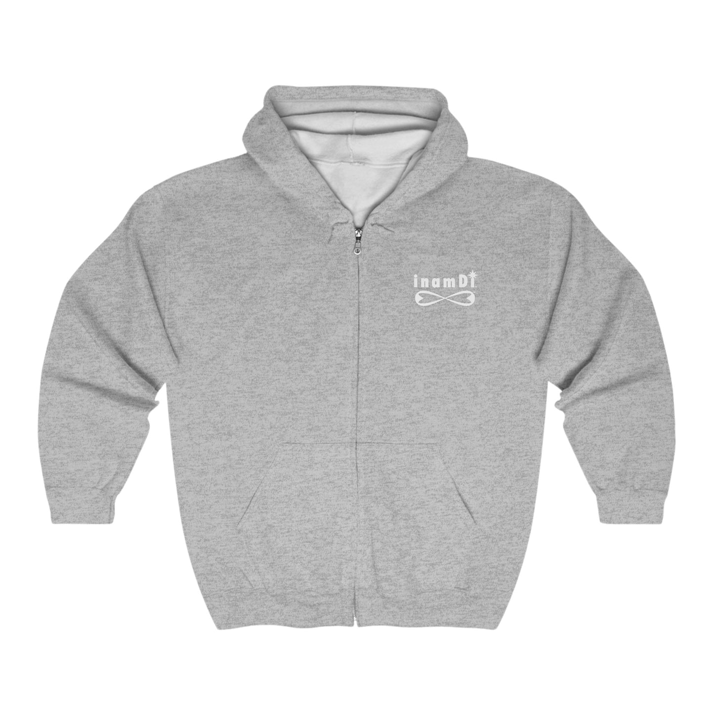 Sudadera con capucha y cremallera para mujer "inamDi"