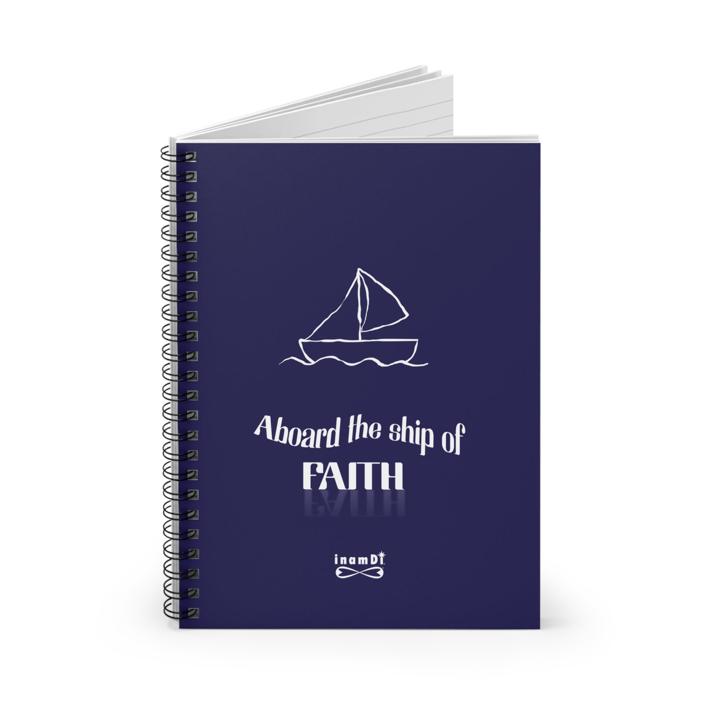 Nautical Faith Spiral Notebook | Inspiring Journal for Dreamers, Perfect Gift for Graduations, Birthdays, and Encouragement