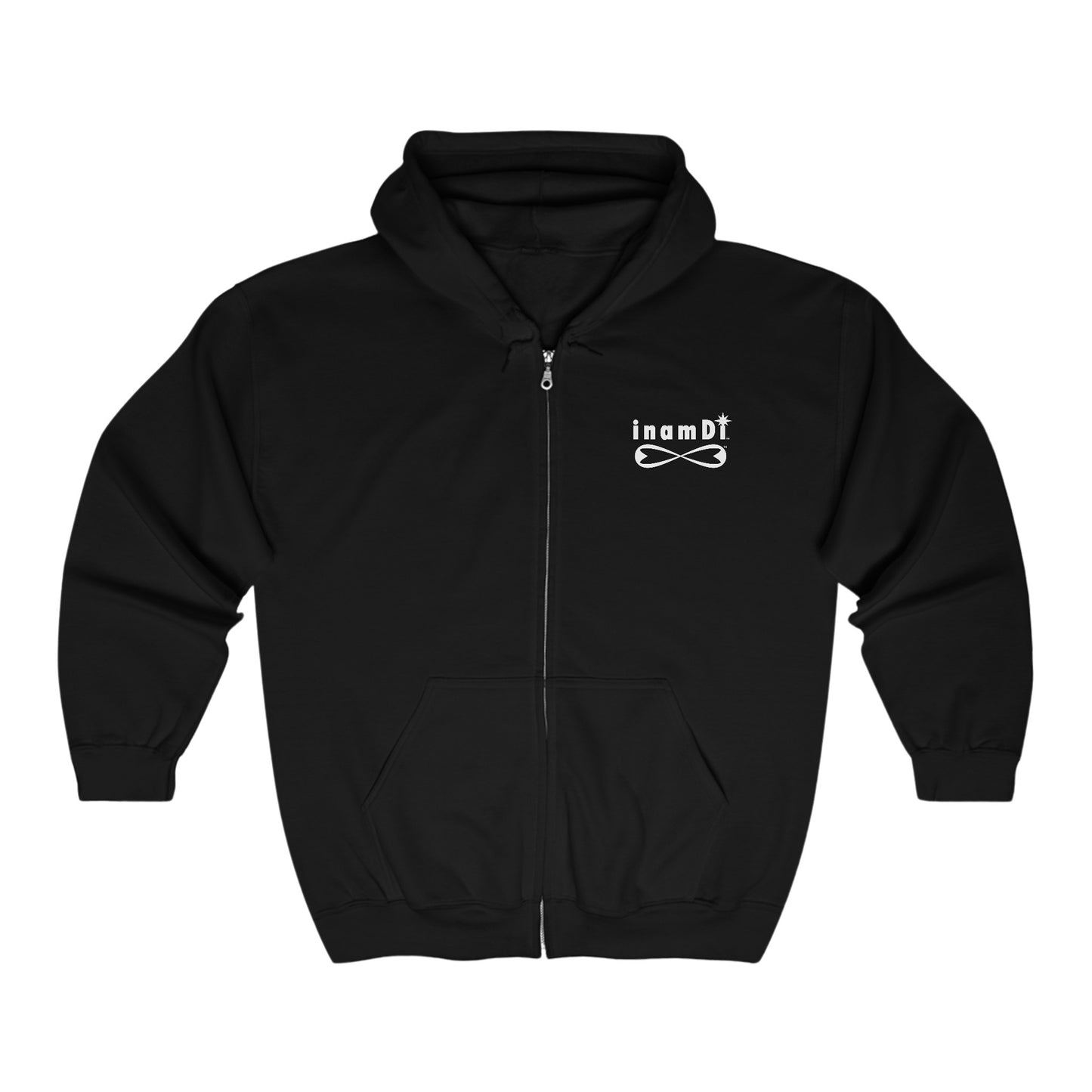 Sudadera con capucha y cremallera para mujer "inamDi"