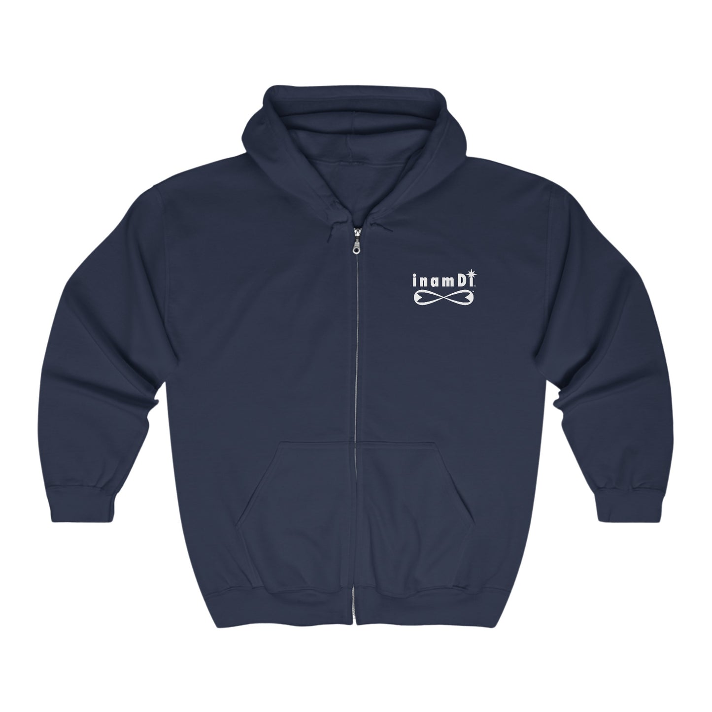Sudadera con capucha y cremallera para mujer "inamDi"