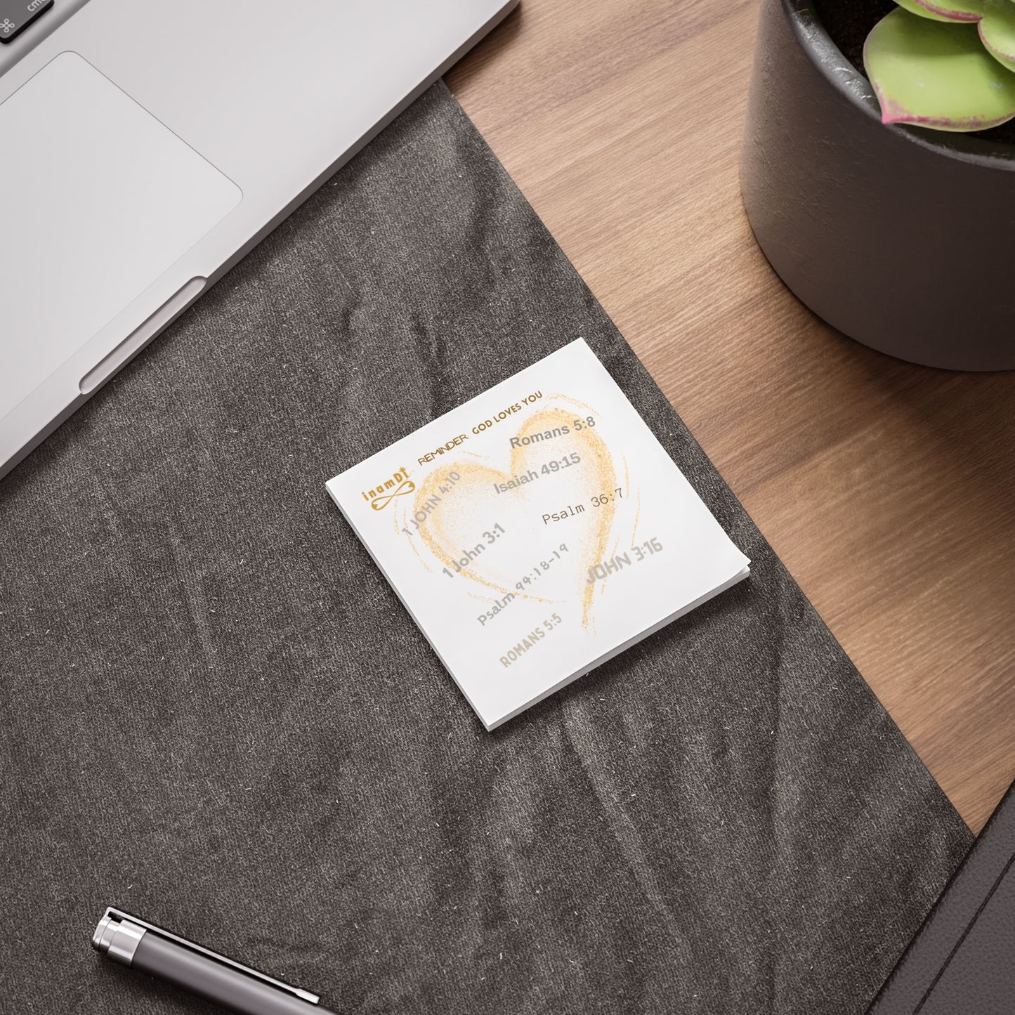 Post-it® Note Pads - Reminder: God loves you