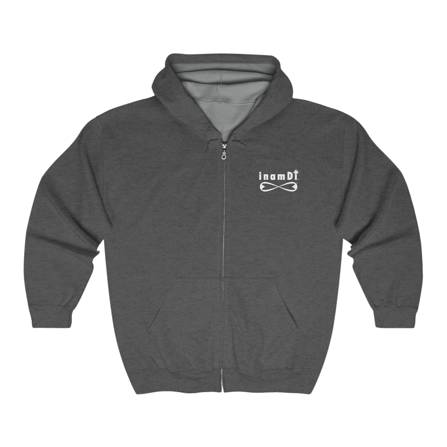 Sudadera con capucha y cremallera para mujer "inamDi"