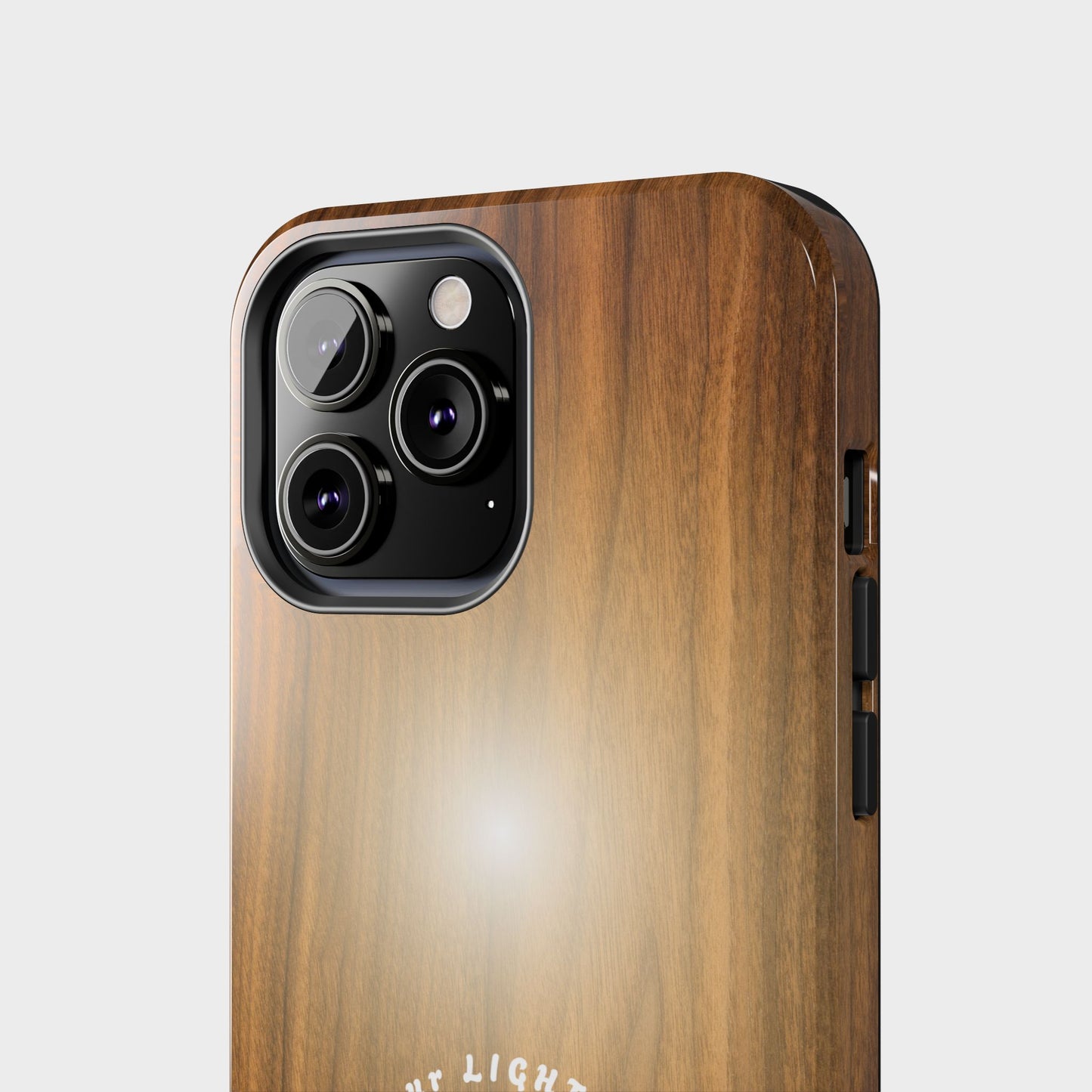 Rustic Tough Phone Case with Inspirational Quote, Gift for Faithful Friends, Protection Case, Wood Design, Unique Present