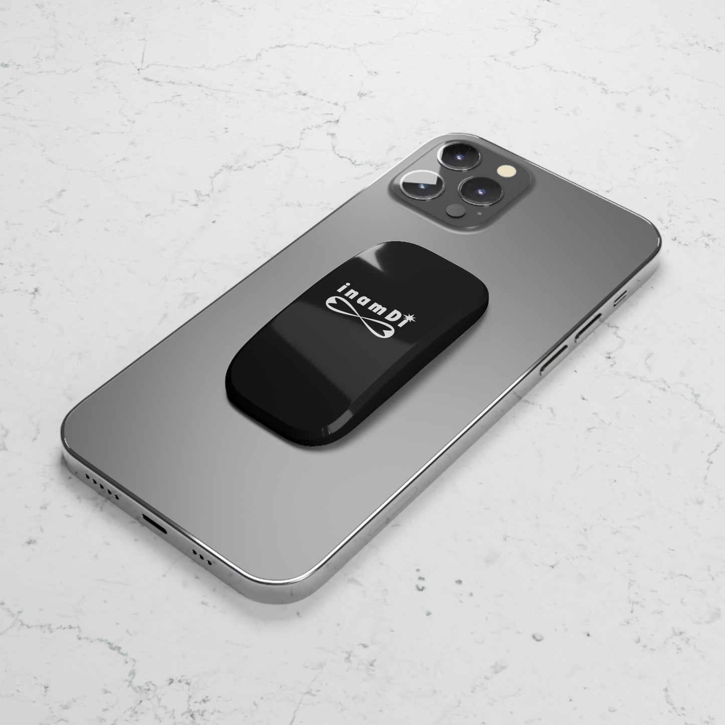 Stylish Phone Grip, Click-On Phone Stand, Mobile Accessory, Minimalist Design, Modern Tech Gift, Perfect for Everyday Use