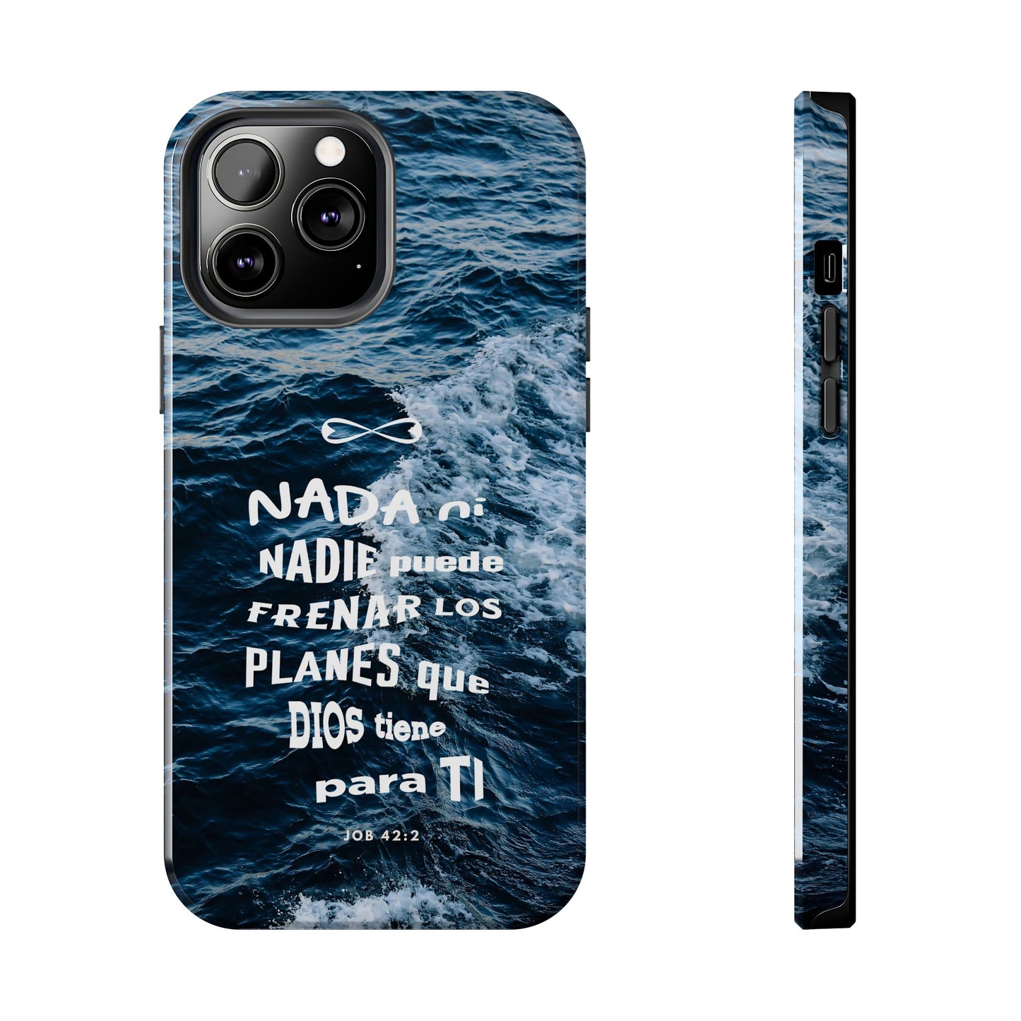 Inspirational Tough Phone Cases with Nautical Design, Motivational Gift, Phone Accessories, Waterproof Protection, Christian Faith