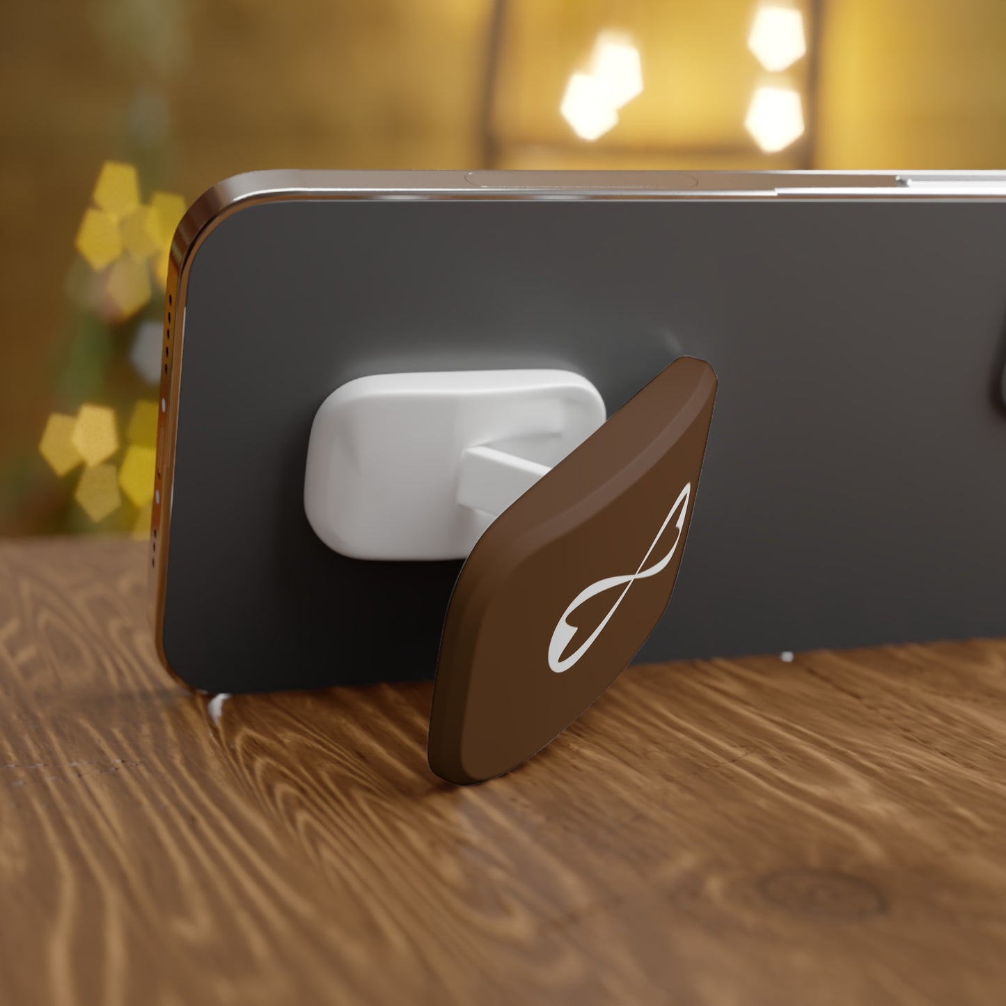 Infinity Love Phone Grip, Phone Stand with Heart Design, Cute Mobile Accessory, Gift for Her, Modern Phone Grip