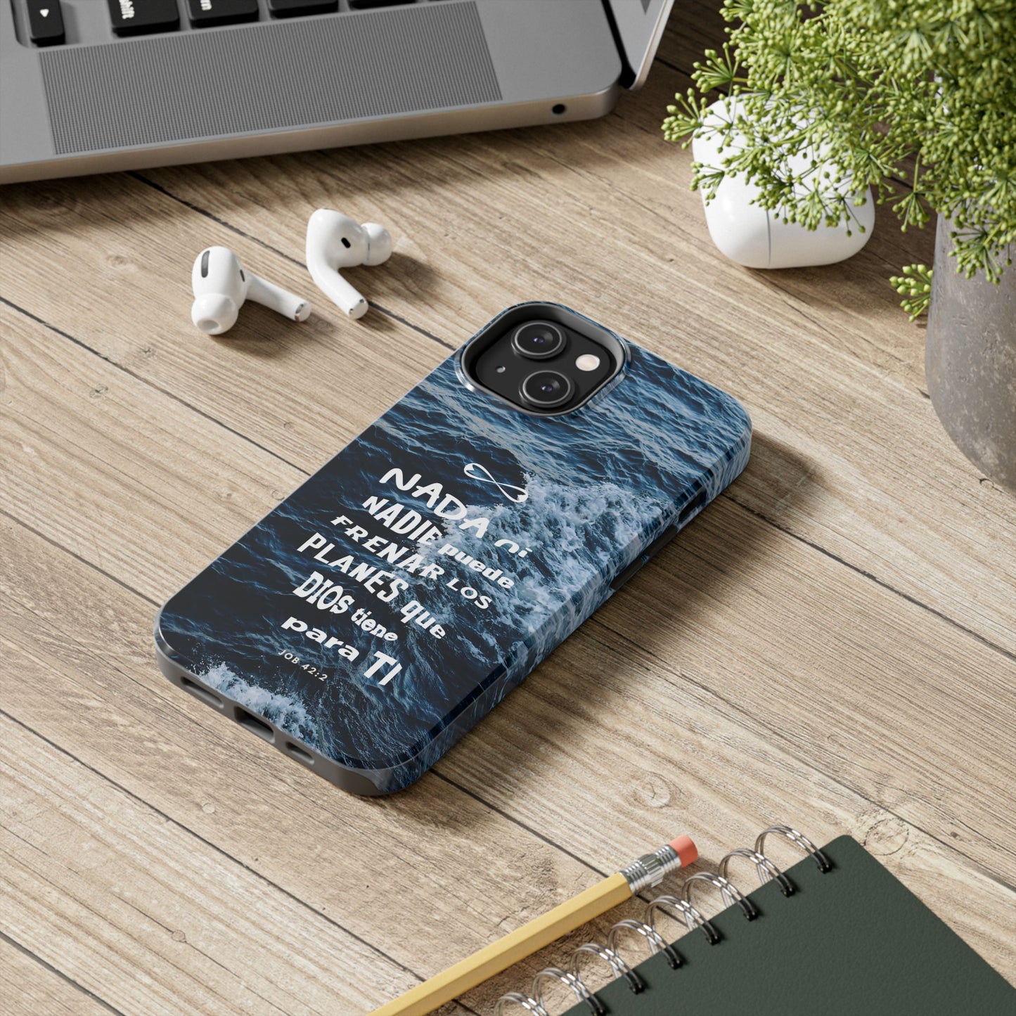 Inspirational Tough Phone Cases with Nautical Design, Motivational Gift, Phone Accessories, Waterproof Protection, Christian Faith