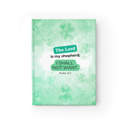 Faith-Inspired Journal | Spiritual Writing, Inspirational Gift, Self-Discovery, Psalm 23