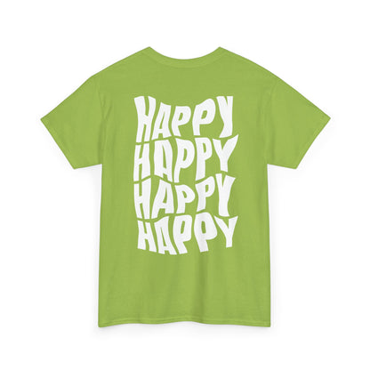 Copy of Happy Vibes T-Shirt for Women – Casual Fun for Gifts, Festivals, and Birthdays