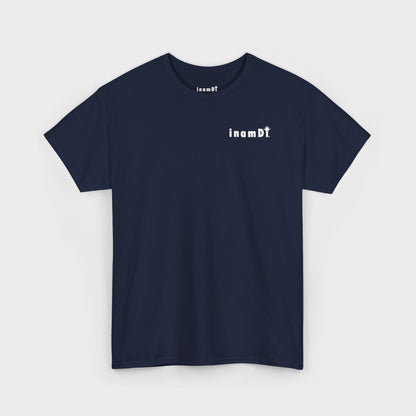 Camiseta cristiana para hombre «Jesús en el corazón de todo»: camiseta de algodón con un mensaje de fe.