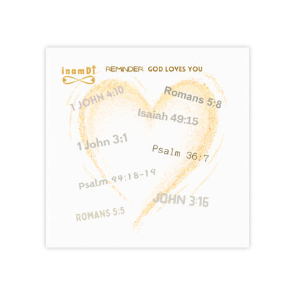 Post-it® Note Pads - Reminder: God loves you