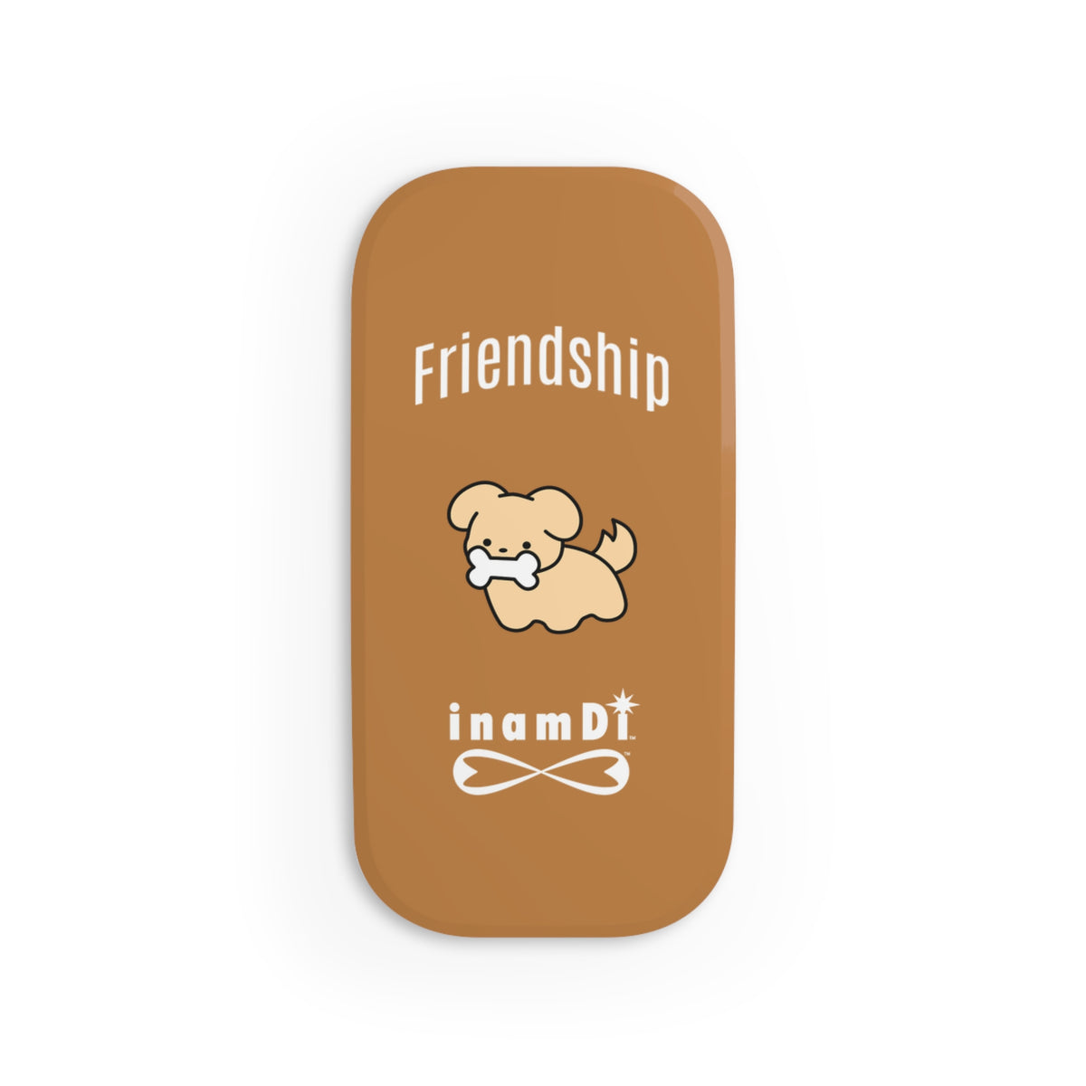 Lindo soporte para teléfono con forma de perro: accesorio de amistad, regalo para amantes de las mascotas, soporte moderno para teléfono, accesorio tecnológico único, soporte divertido para teléfono.