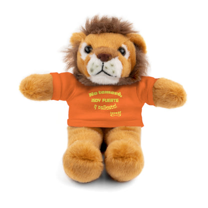 Plush Lion Toy "No temeré, ¡soy fuerte y valiente!"