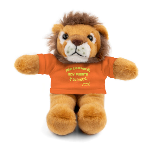 Plush Lion Toy "No temeré, ¡soy fuerte y valiente!"