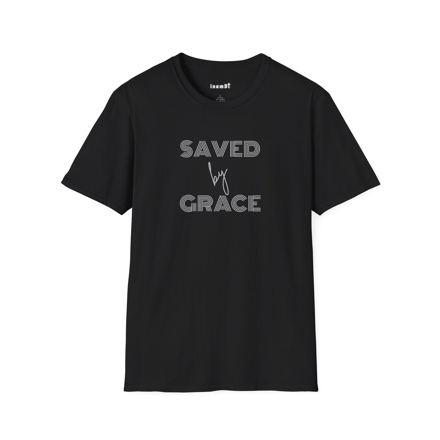 “Saved by Grace” Women’s Softstyle T-Shirt – Inspirational Christian Tee | Faith-Based Apparel for Everyday Wear or Gift