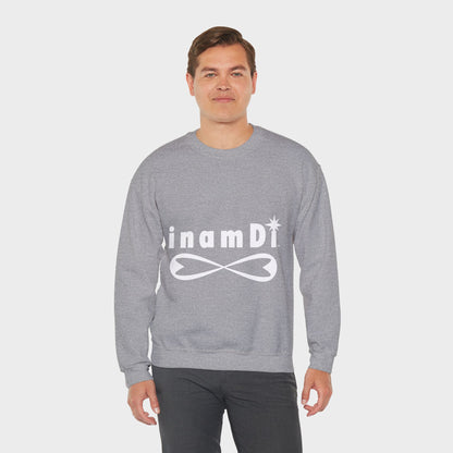 "inamDi" Men's Comfortable Crewneck Sweatshirt with Classic Logo