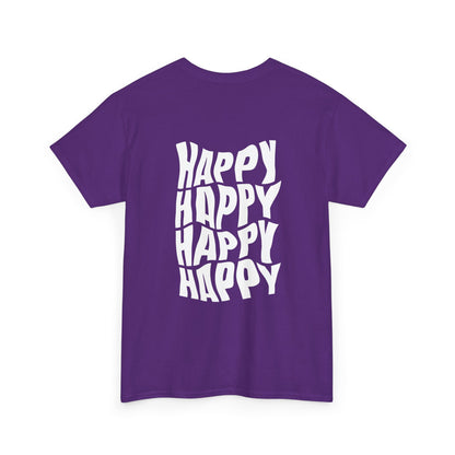 Happy Vibes T-Shirt for Women – Casual Fun for Gifts, Festivals, and Birthdays