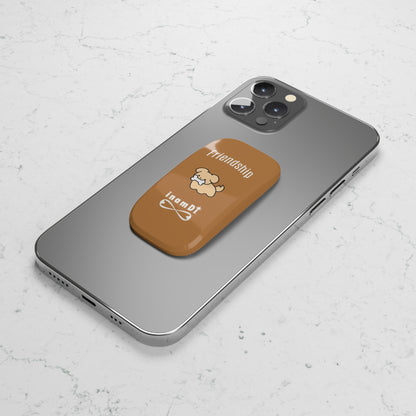 Cute Dog Phone Grip - Friendship Accessory, Pet Lover Gift, Trendy Phone Holder, Unique Tech Accessory, Fun Phone Stand