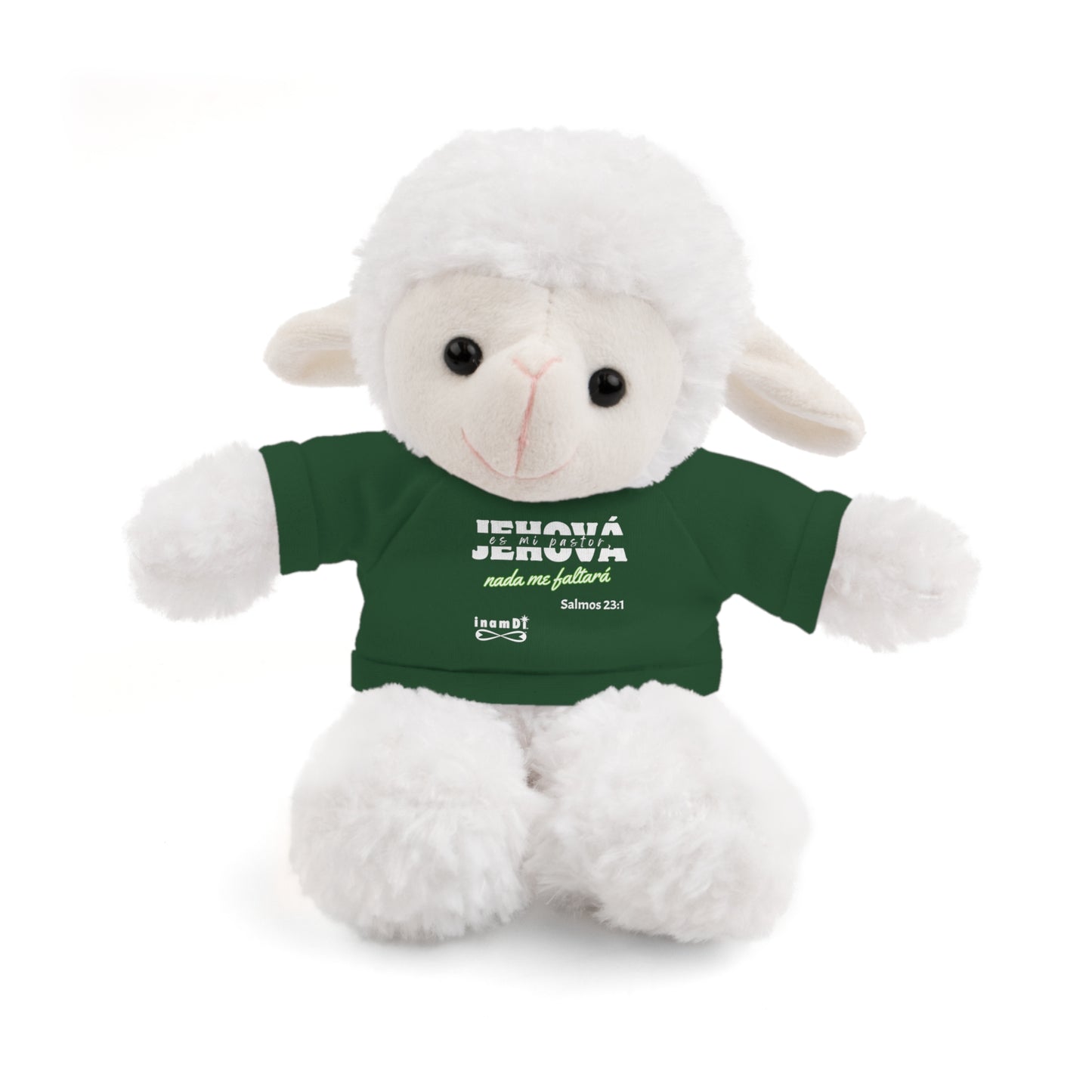 Plush Sheep Toy "Jehová es mi pastor, nada me faltará"