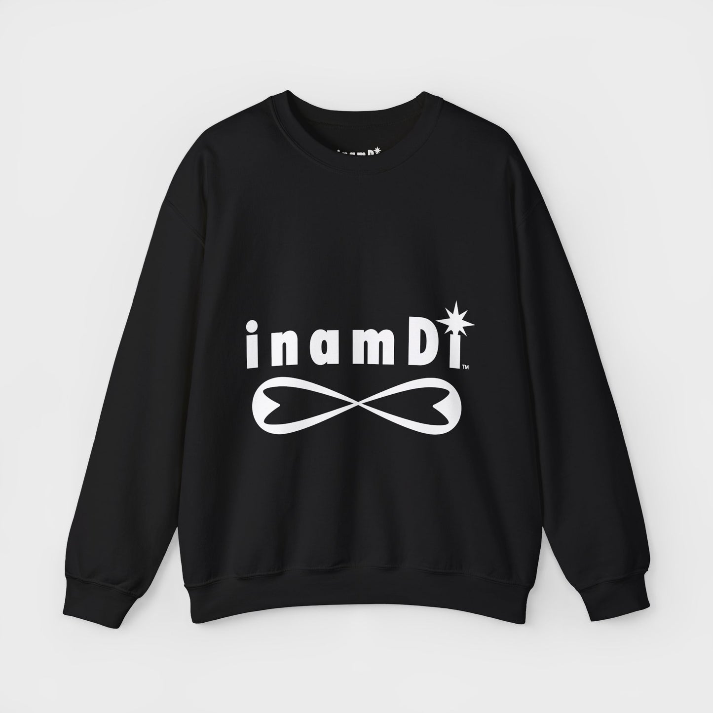 "inamDi" Women's Comfortable Crewneck Sweatshirt with Classic Logo