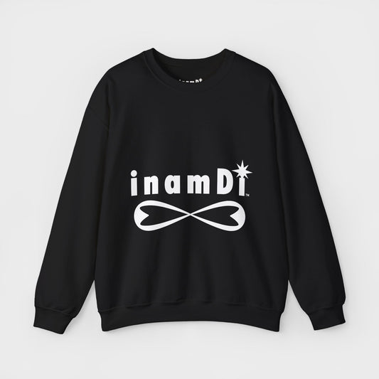 "inamDi" Women's Comfortable Crewneck Sweatshirt with Classic Logo