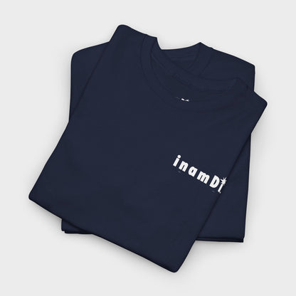Camiseta cristiana para hombre «Jesús en el corazón de todo»: camiseta de algodón con un mensaje de fe.