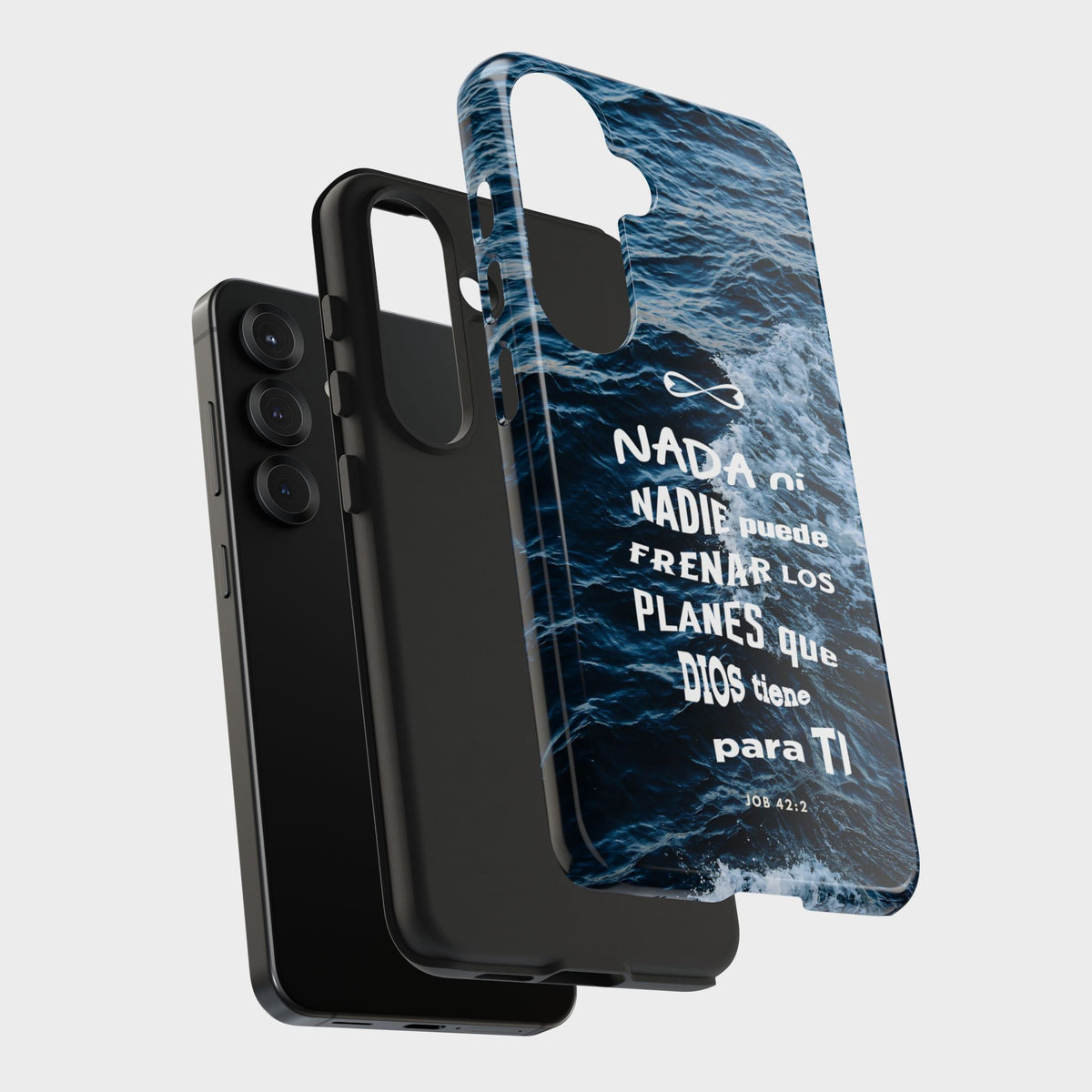 Inspirational Tough Phone Cases with Nautical Design, Motivational Gift, Phone Accessories, Waterproof Protection, Christian Faith