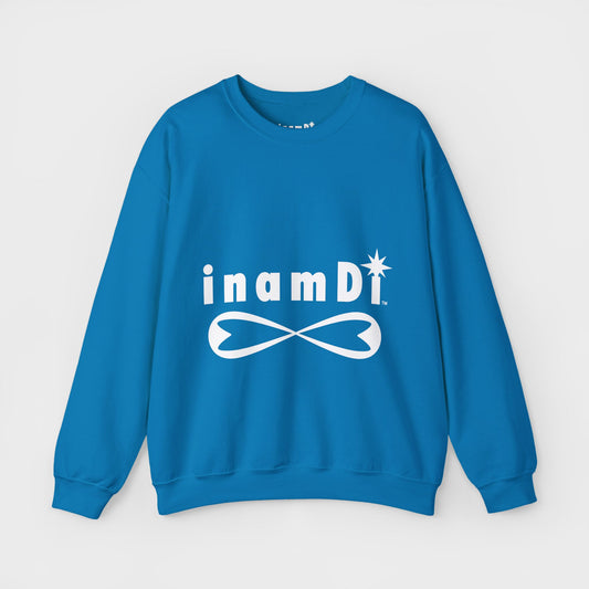 "inamDi" Women's Comfortable Crewneck Sweatshirt with Classic Logo