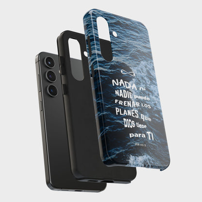 Inspirational Tough Phone Cases with Nautical Design, Motivational Gift, Phone Accessories, Waterproof Protection, Christian Faith