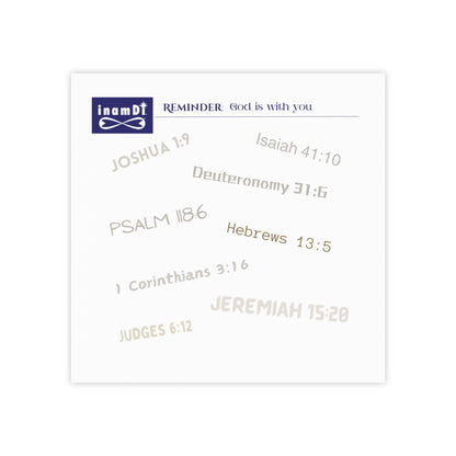 Post-it® Note Pads - Reminder: God is with you