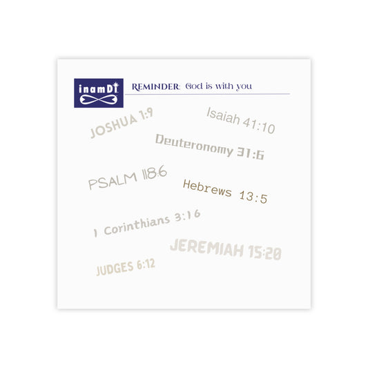 Post-it® Note Pads - Reminder: God is with you
