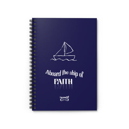 Nautical Faith Spiral Notebook | Inspiring Journal for Dreamers, Perfect Gift for Graduations, Birthdays, and Encouragement