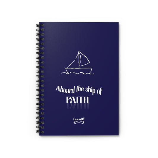 Nautical Faith Spiral Notebook | Inspiring Journal for Dreamers, Perfect Gift for Graduations, Birthdays, and Encouragement