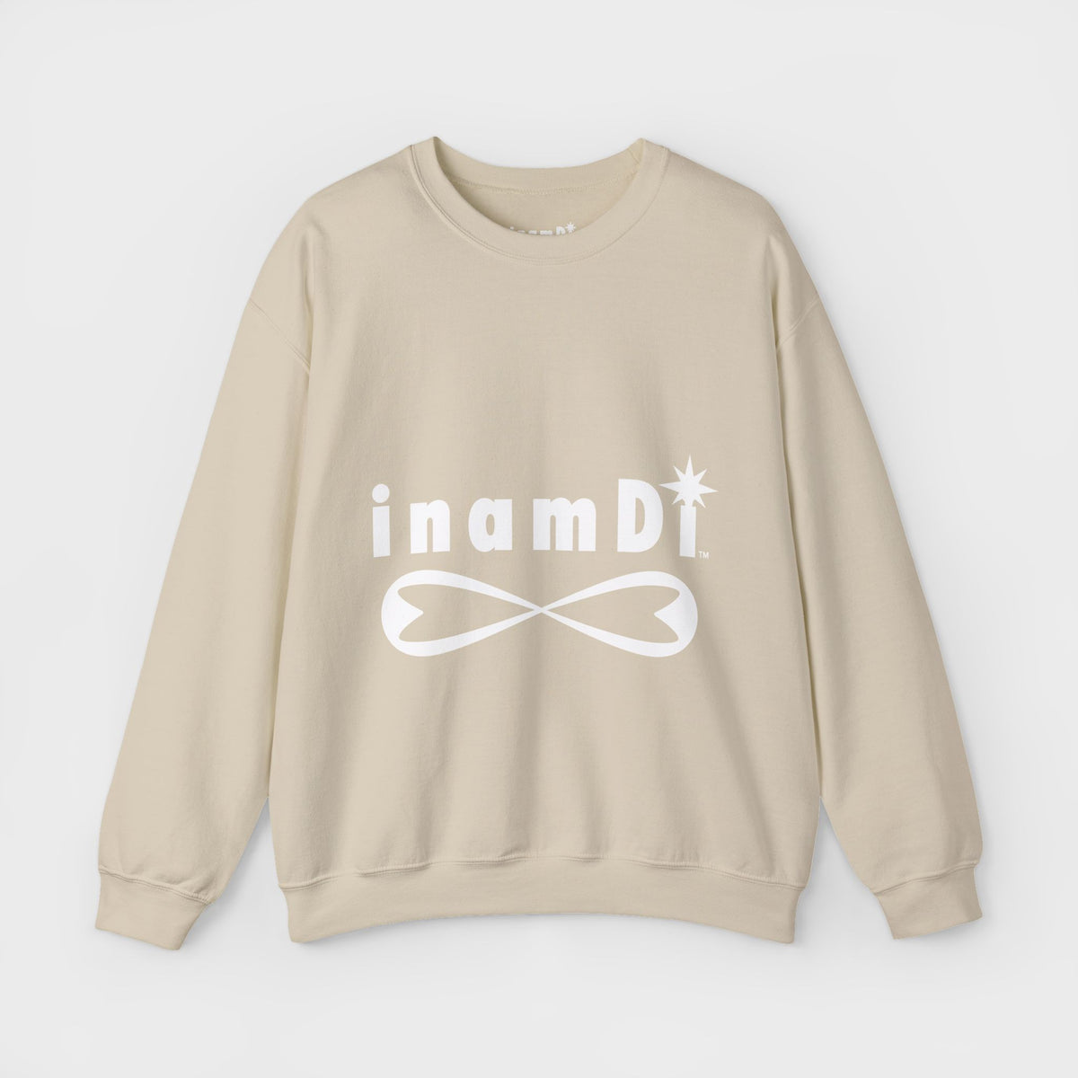 "inamDi" Women's Comfortable Crewneck Sweatshirt with Classic Logo
