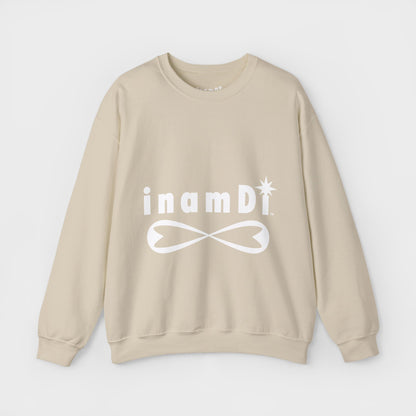 "inamDi" Women's Comfortable Crewneck Sweatshirt with Classic Logo