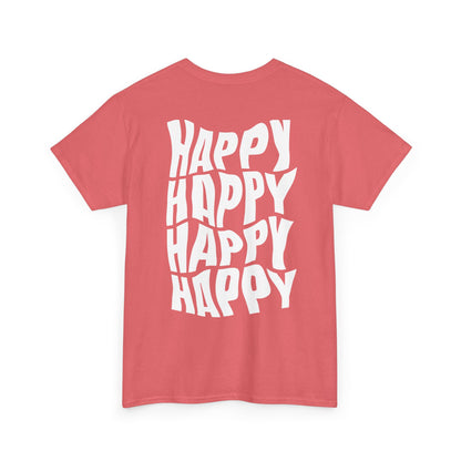 Copy of Happy Vibes T-Shirt for Women – Casual Fun for Gifts, Festivals, and Birthdays