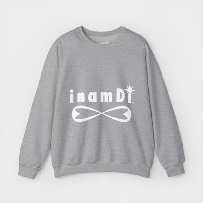 "inamDi" Men's Comfortable Crewneck Sweatshirt with Classic Logo