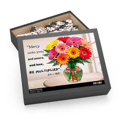 “Be Multiplied” Puzzle - Inspirational Floral Jigsaw - 120, 252, 500 Pieces