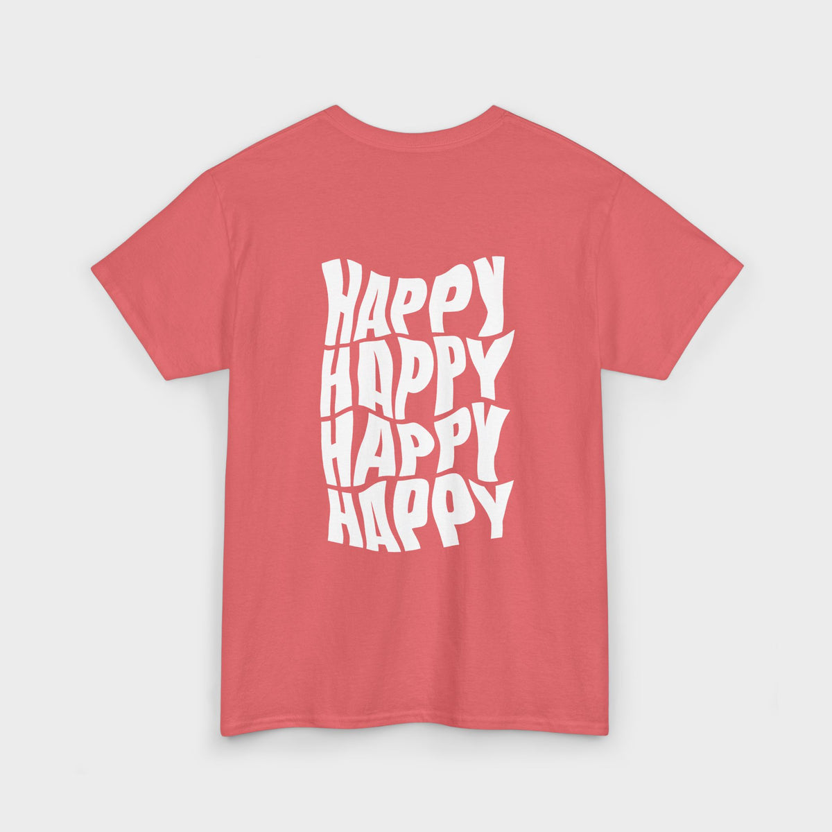 Camiseta "Happy Vibes" para mujer: Diversión informal para regalos, festivales y cumpleaños