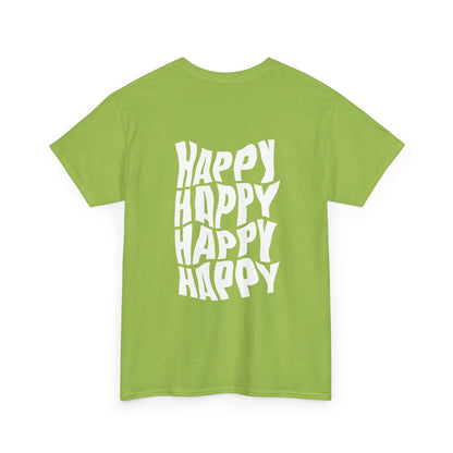 Happy Vibes T-Shirt for Women – Casual Fun for Gifts, Festivals, and Birthdays