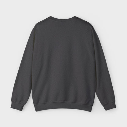 Sudadera cómoda de cuello redondo para hombre "inamDi" con logotipo clásico