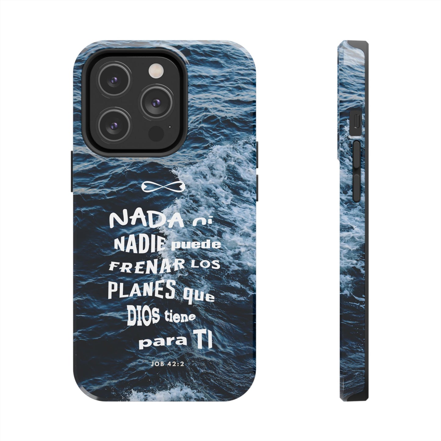 Inspirational Tough Phone Cases with Nautical Design, Motivational Gift, Phone Accessories, Waterproof Protection, Christian Faith