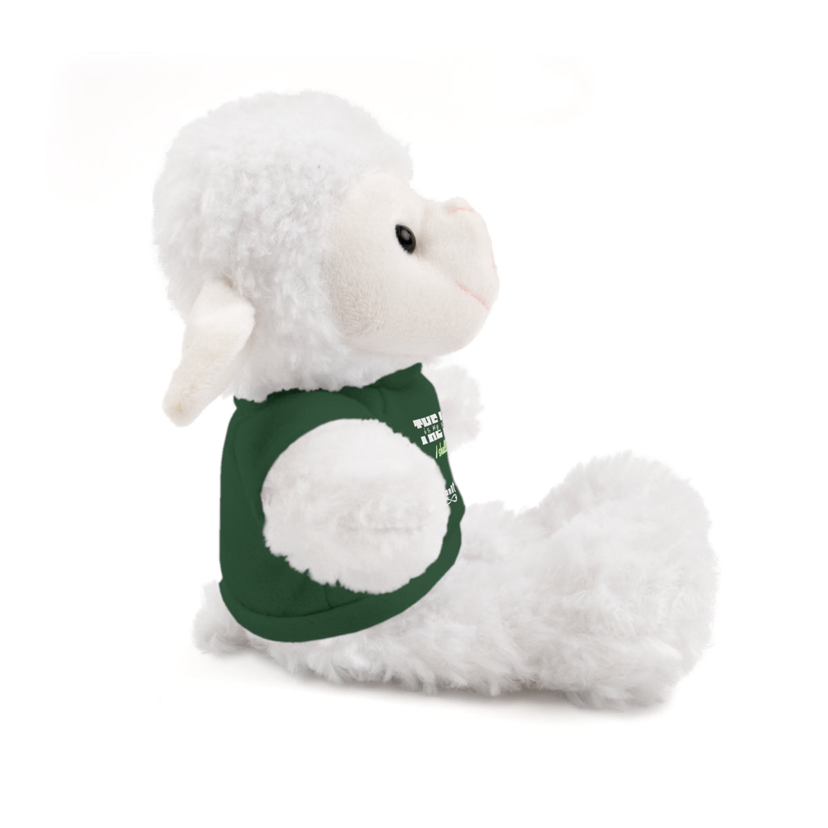 Plush Sheep Toy "The Lord is my shepherd, I shall not want"