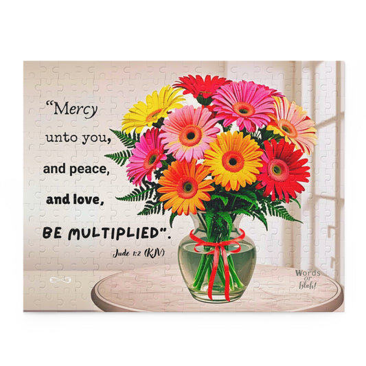“Be Multiplied” Puzzle - Inspirational Floral Jigsaw - 120, 252, 500 Pieces