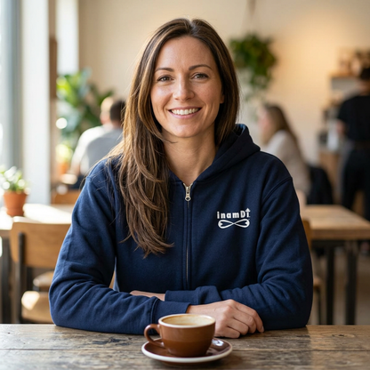 "inamDi" Women's Zip-Up Hoodie